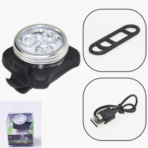 LED Cycling Light - Front & Rear 4 mode (USB Rechargeable)